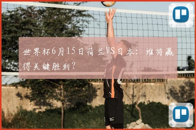 世界杯6月15日荷兰VS日本:谁将赢得关键胜利?